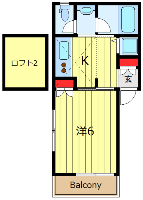 piccola casa 334の間取り