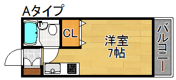 ハウスユウトの間取り