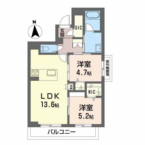 グランドパレス田迎小前の間取り