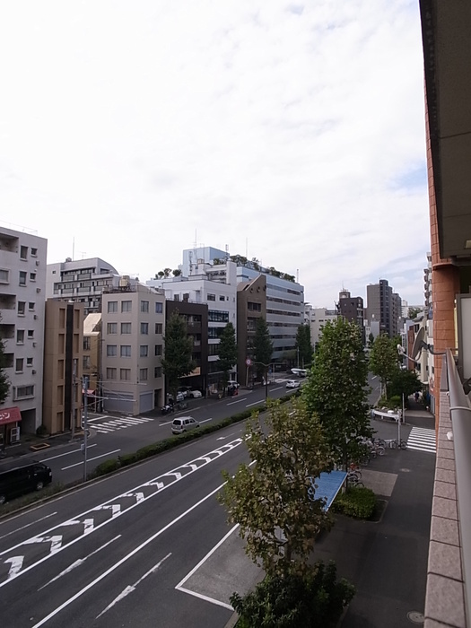 【新宿区早稲田鶴巻町のマンションの眺望】