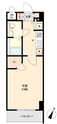 アルカサーノ新杉田の間取り