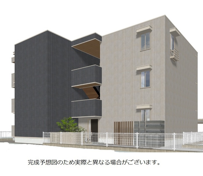 【Lamaison青木町Iの建物外観】