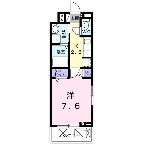 アリエッタ福室Ｍの間取り