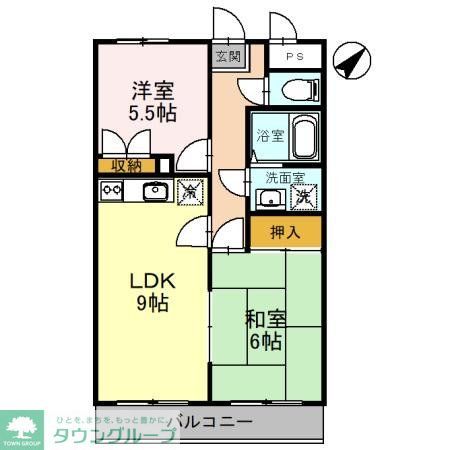 ファミーユ本町の間取り