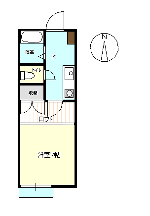 コーポ幸の間取り