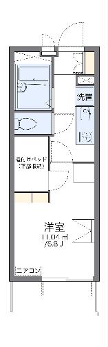 レオパレスＭ＆Ｋの間取り