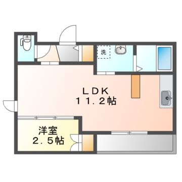 ヒュッゲ金山の間取り