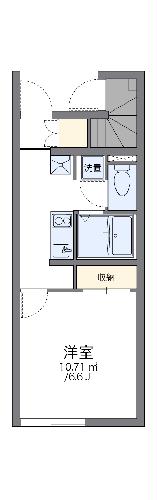 レオパレスコンフォールの間取り