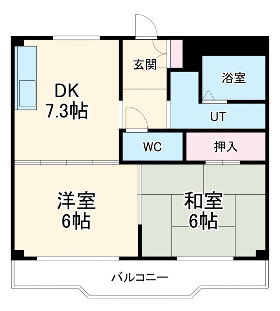 ル・ミエール上の山の間取り