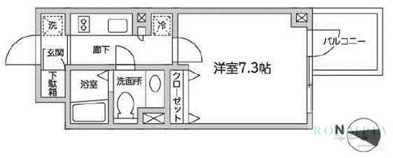 レジディア西新宿IIの間取り