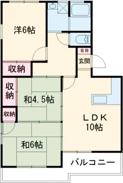 ハイツマルマンの間取り