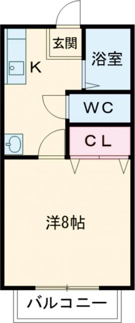 コモンズ朝日の間取り