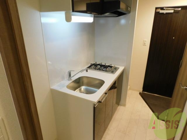 キッチン　２口ガスキッチンです