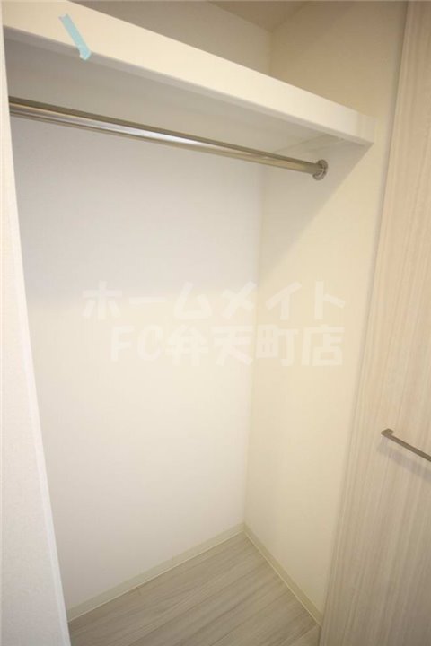 収納　たっぷりとした収納スペースです