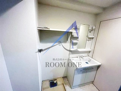 洗面設備　洗面台です。