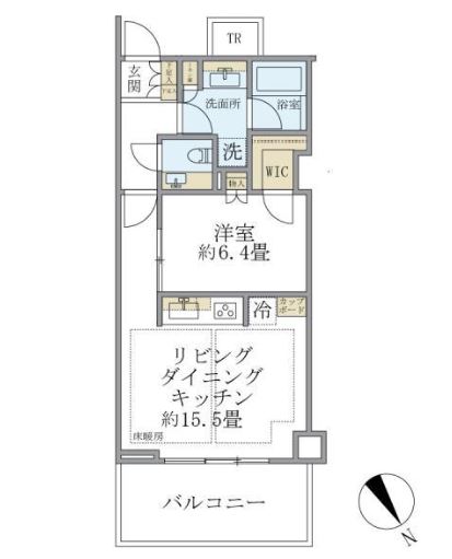 TOFROM YAESU Residenceの間取り写真