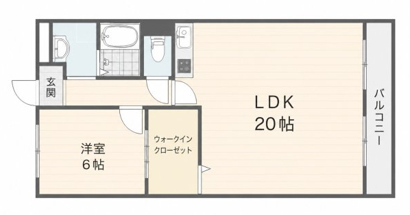 シャンボール芦屋の間取り写真