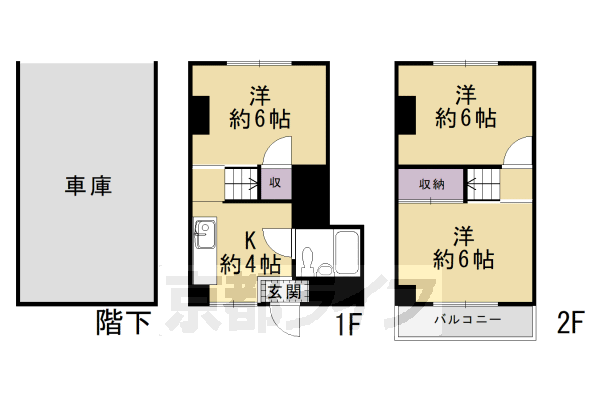牛ヶ淵マンションの間取り写真
