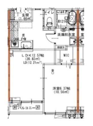 グランソフィア高萩 Bの間取り写真
