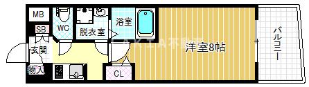 アドバンス西梅田の間取り写真