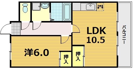 ロイヤルハイツ秀の間取り写真