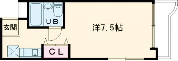 ライズマンションの間取り写真