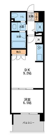 RESIDIA南千住の間取り写真