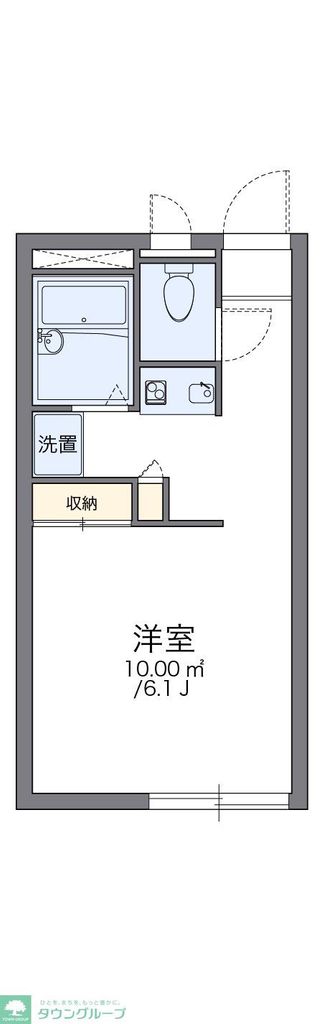 レオパレスラスタの間取り写真