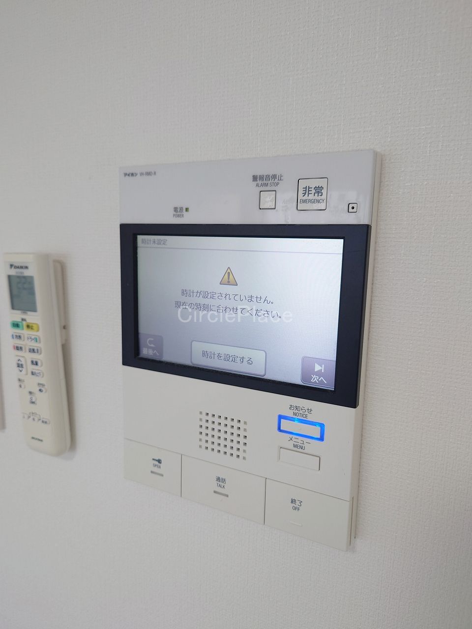 セキュリティ　安心なTVモニター付きインターホン