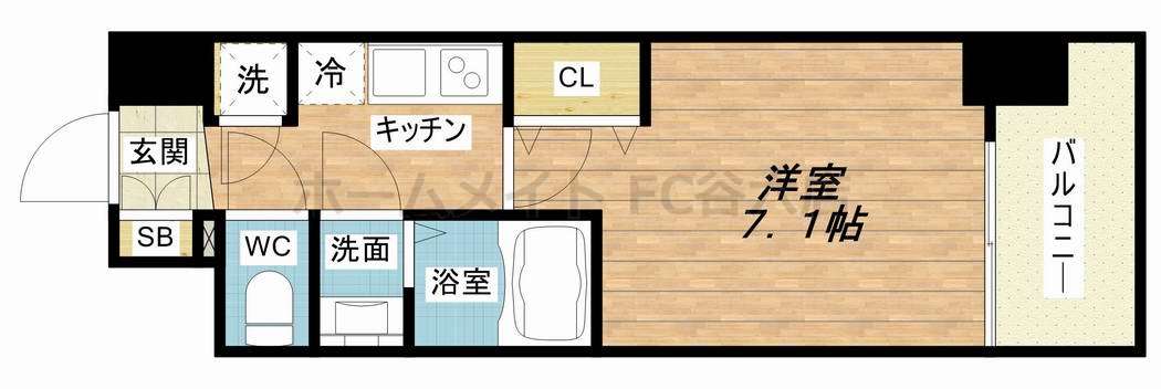 セレニテ京橋クレアの間取り