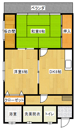 紫原グリーンハイツの間取り