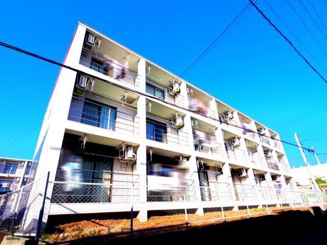 【静岡市駿河区大谷のマンションの建物外観】