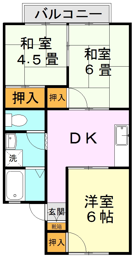 シャルムＫの間取り