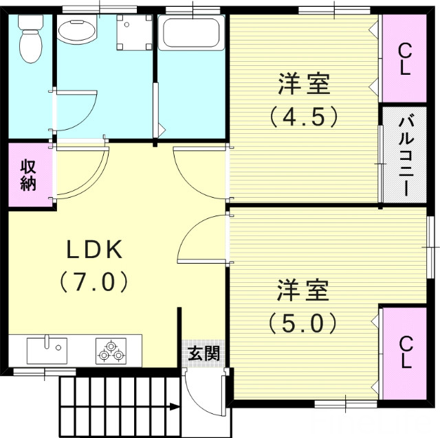 【日暮荘の間取り】