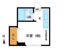 【大田区大森北のマンションの間取り】