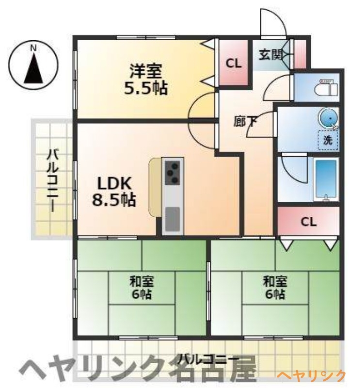 マンションFTYの間取り