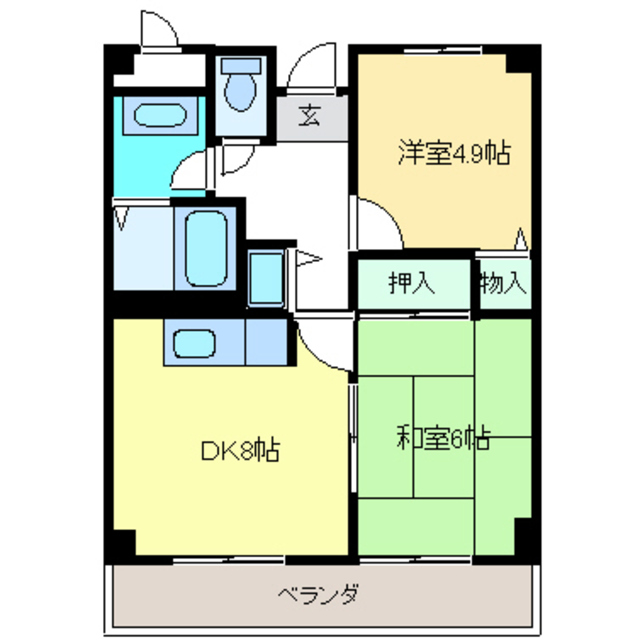 カーサロブレの間取り