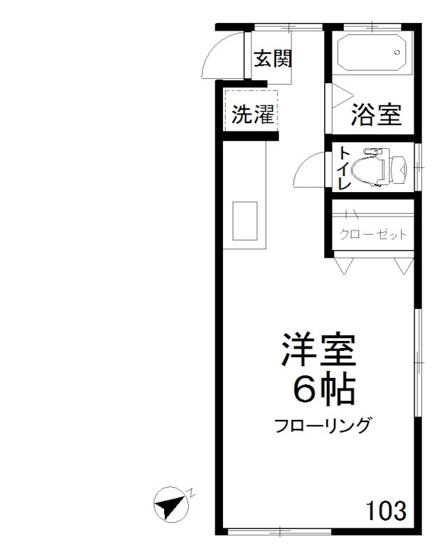 多摩荘の間取り