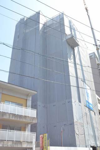 広島市南区宇品西のマンションの建物外観