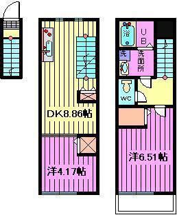 ミハス浦和の間取り