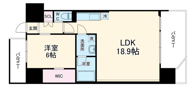 プレジオ新大阪ＥＵＲＯの間取り