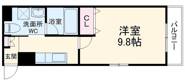 弥富市鯏浦町のマンションの間取り