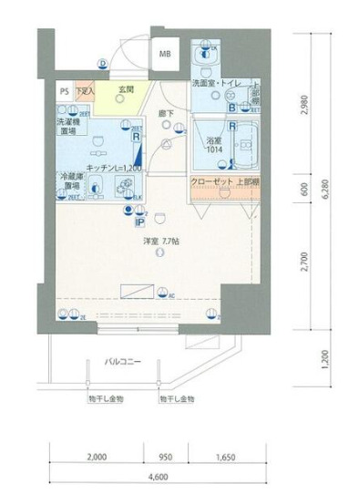 【リヴシティ上野入谷グロースの間取り】