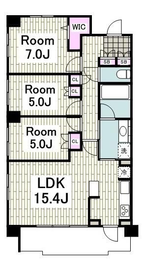 【横浜市磯子区洋光台のマンションの間取り】