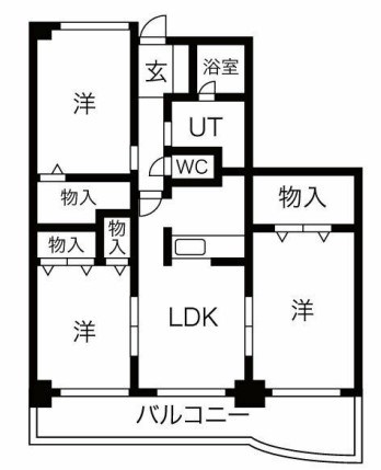 クレモナ山手の間取り