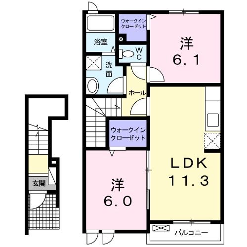 ＴＭ・ビレッジIIの間取り