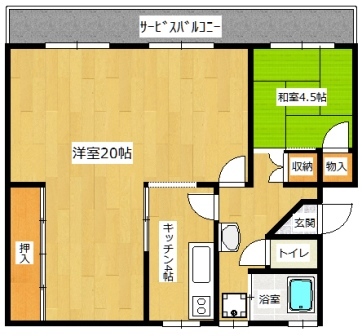 ガーデンプレイス神栖の間取り