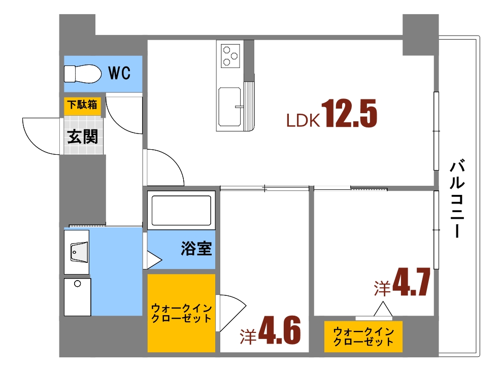 ヴィラひまわりの間取り