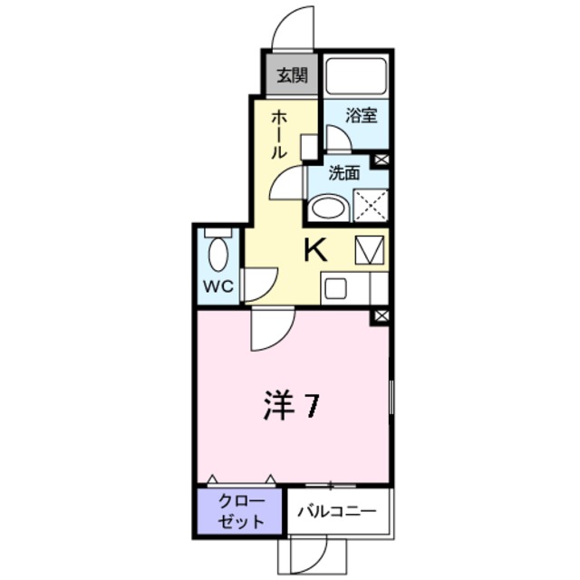 カーサ　アニューの間取り