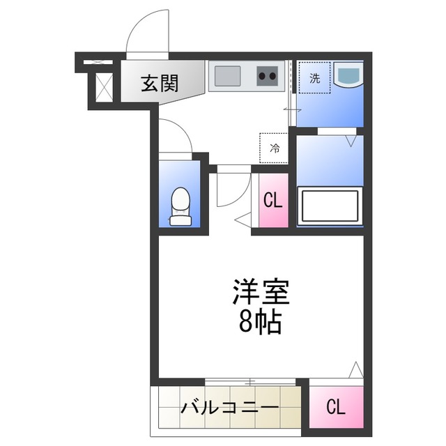 フジパレス堺諏訪森II番館の間取り